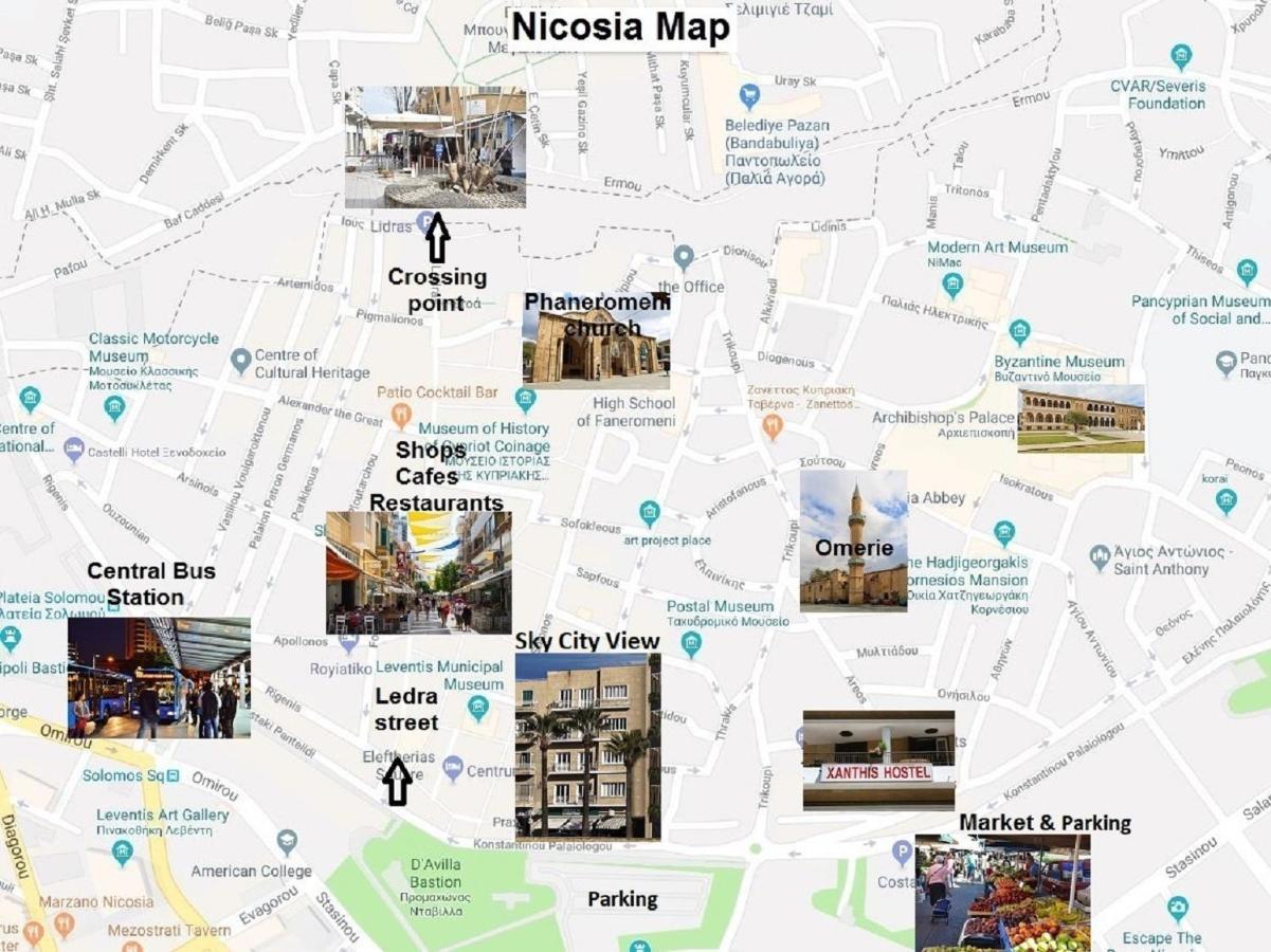 Nicosia City Centre Sky Views Apartment Luaran gambar